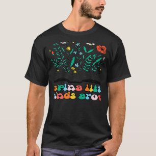 Wildflowers Back To School Helping Little Minds Gr T-Shirt
