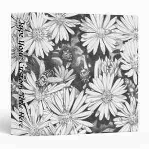 Wildflowers Binder Personalized Honey Bee & Flower