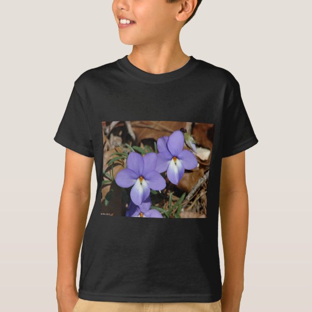 WildFlowers Birds-Foot Violet III Gifts & Apparel T-Shirt (Front)