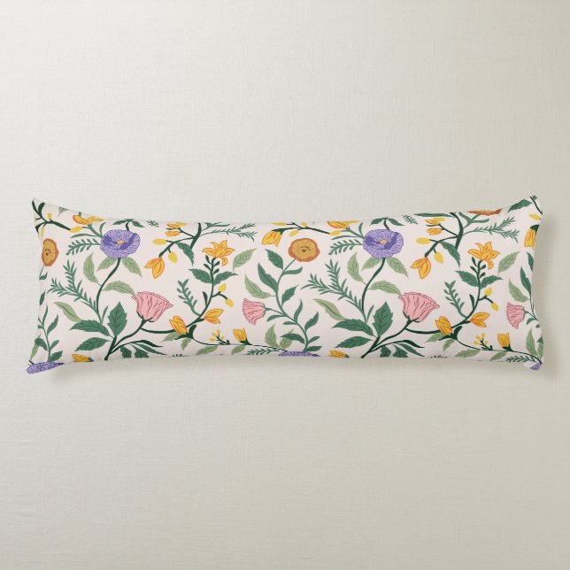Wildflowers Body Pillow (Front)