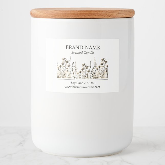Wildflowers Boho Product Label 3x2 (Front)