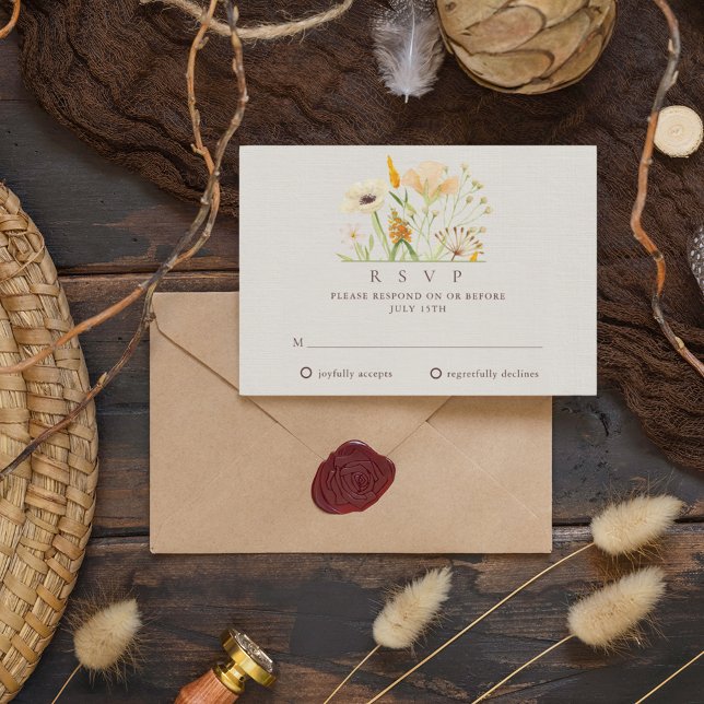 Wildflowers Botanical Garden Wedding RSVP (Creator Uploaded)