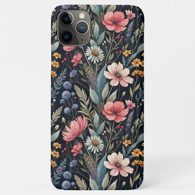 Wildflowers Botanical Inspiration  Case-Mate iPhone Case (Back)
