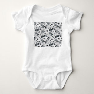 Wildflowers Bouquet Watercolor Vintage Illustratio Baby Bodysuit