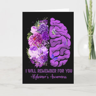 Wildflowers Brain Remember For You Heimerheimer Aw Card