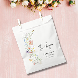 Wildflowers Bridal Shower Favour Bag