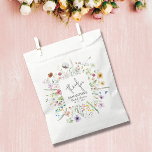 Wildflowers Bridal Shower Favour Bag