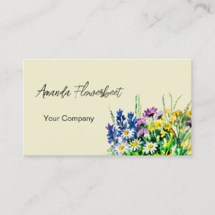Wildflowers Business Card