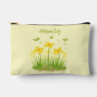 Wildflowers & Butterflies Small Accessories Bag