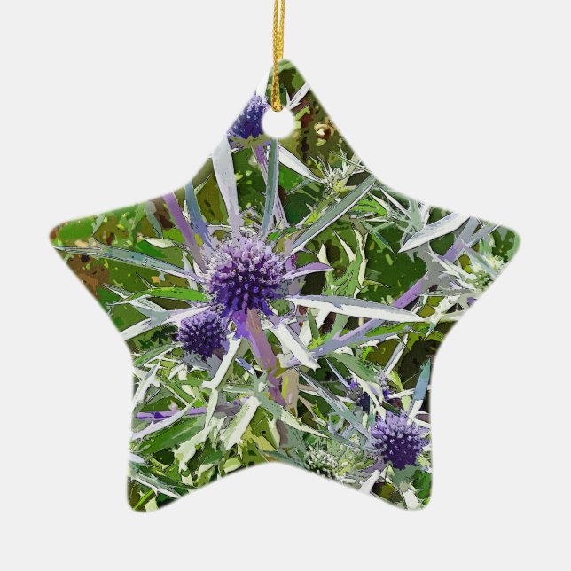 WILDFLOWERS CERAMIC ORNAMENT (Front)