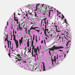 WILDFLOWERS CLASSIC ROUND STICKER