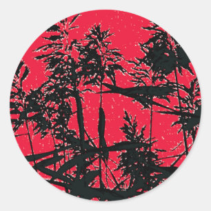 WILDFLOWERS CLASSIC ROUND STICKER