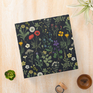 Wildflowers collage binder