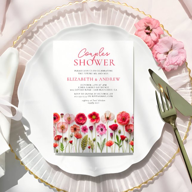 Wildflowers Couples Shower Invitation (Creator Uploaded)