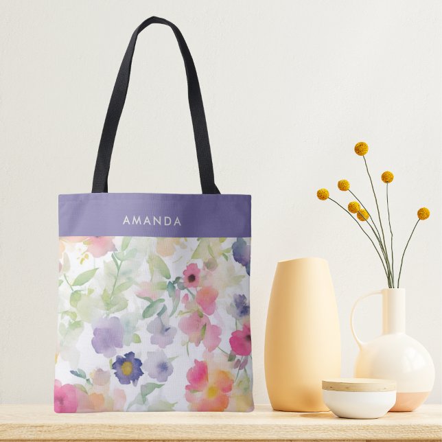 Wildflowers Cute Trendy Chic Stylish Tote Bag (Creator Uploaded)
