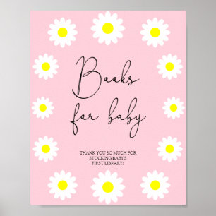 Wildflowers Daisies - books for baby Poster