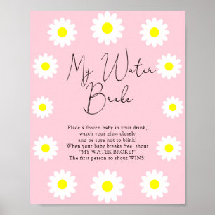 Wildflowers Daisies - Water broke game sign