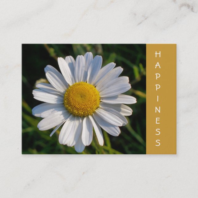 WILDFLOWERS DAISY BUSINESS CARD (Front)