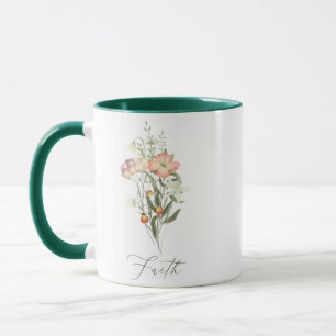 Wildflowers faith mug