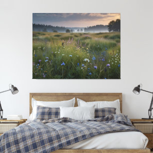 Wildflowers Field Canvas Print