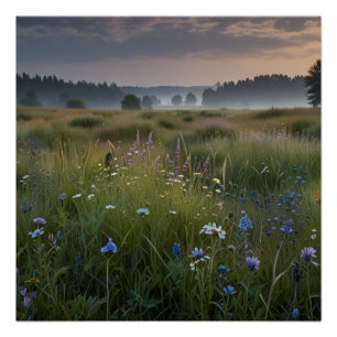 Wildflowers Field Poster