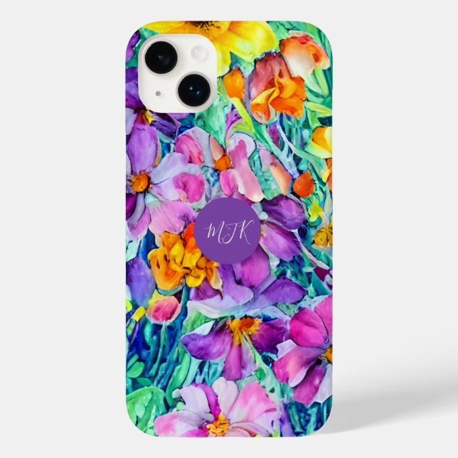 Wildflowers Floral Case-Mate iPhone Case (Back)
