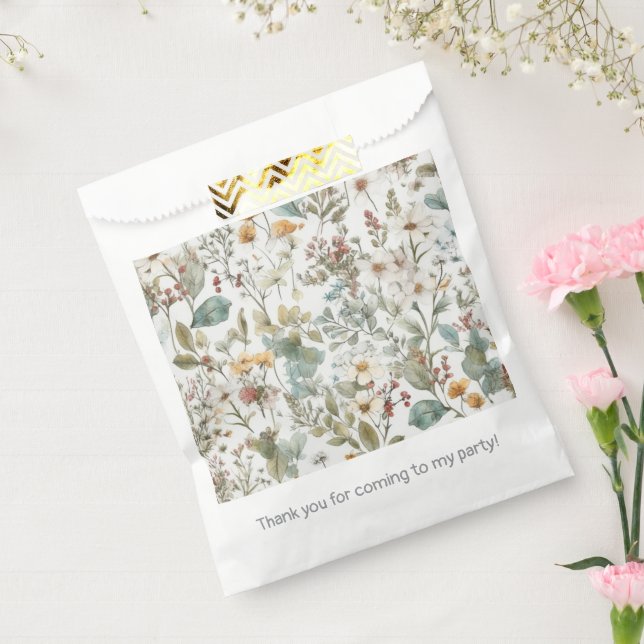 Wildflowers Floral Favour Bag (Sealed)