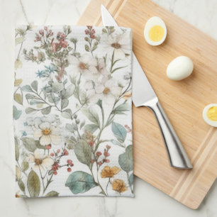 Wildflowers Floral Kitchen Towel