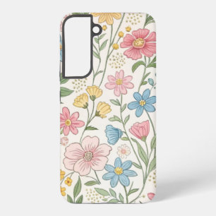 Wildflowers Floral Summer Pattern Samsung Galaxy Case