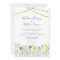 Wildflowers floral wedding celebration invitations