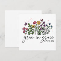 Wildflowers Growing In Grace Christian Gift