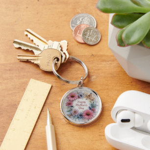 WildFlowers Happy Mother's Day Keychain