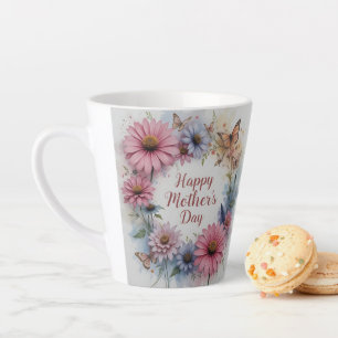 WildFlowers Happy Mother's Day Latte Mug