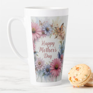 WildFlowers Happy Mother's Day Latte Mug