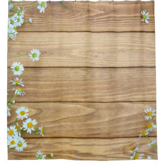 Wildflowers, herbs: wooden background.