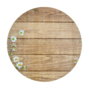Wildflowers, herbs: wooden background. cutting board