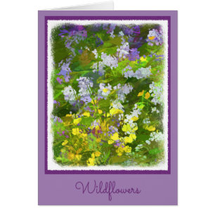 Wildflowers Impasto Painting - Original Flower Art