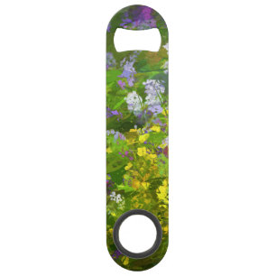 Wildflowers Impasto Painting - Original Flower Art Bar Key