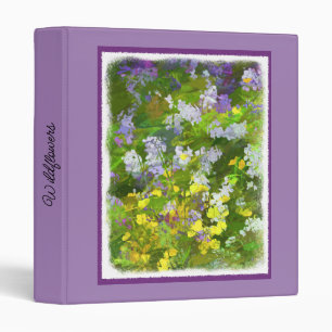 Wildflowers Impasto Painting - Original Flower Art Binder