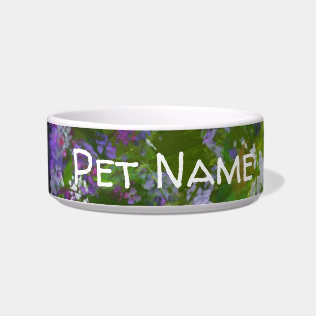 Wildflowers Impasto Painting - Original Flower Art Bowl (Left)