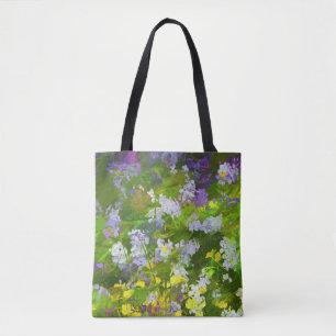 Wildflowers Impasto Painting - Original Flower Art Tote Bag