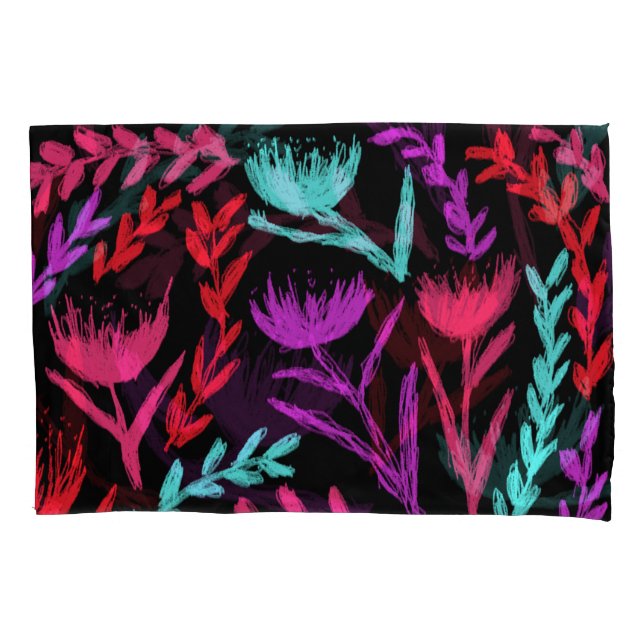 Wildflowers in Colours that POP!  Pillowcase (Front)