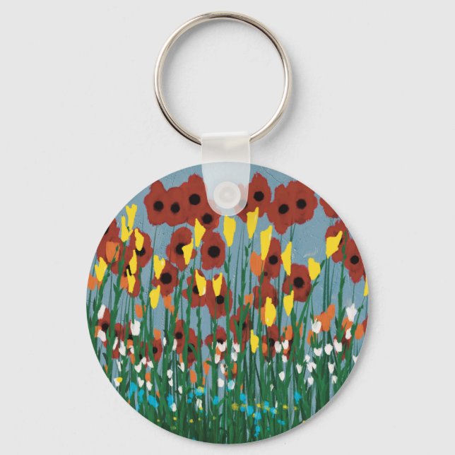 Wildflowers Keychain (Front)