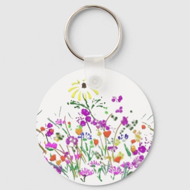 Wildflowers Keychain (Front)