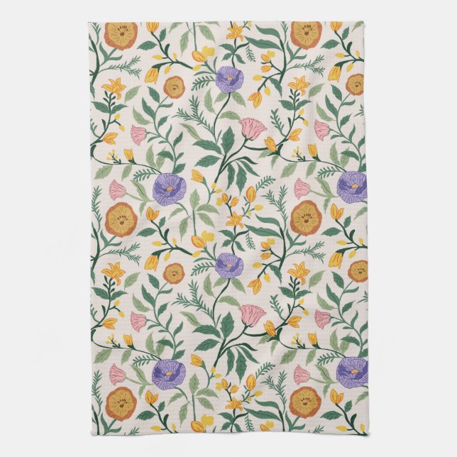 Wildflowers Kitchen Towel (Vertical)