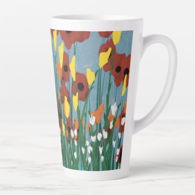 Wildflowers Latte Mug (Right)