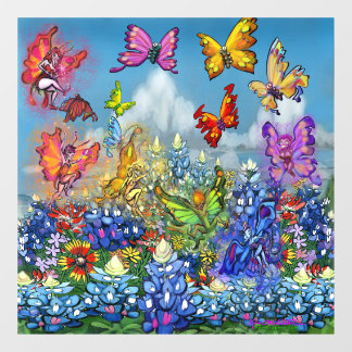 Wildflowers Magic Window Cling