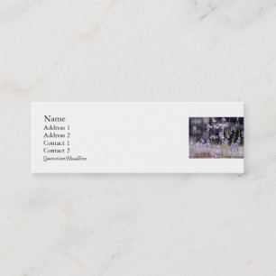 Wildflowers Mini Business Card
