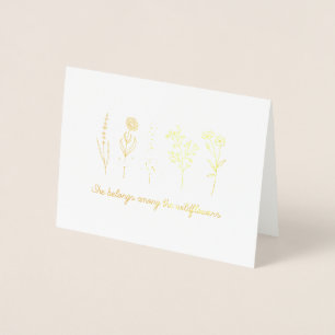 Wildflowers Note Card