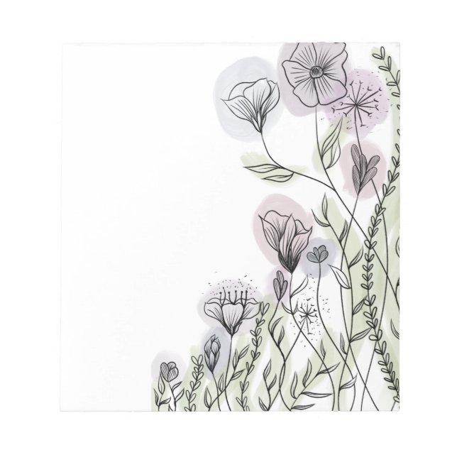 Wildflowers Notepad (Front)